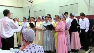 Mennonite Youth Singing at a Wedding Reception [upl. by Joelynn]