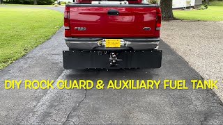 DIY Rock Guard amp Auxiliary Fuel Tank Install On My Ford F250 [upl. by Aihtekal335]