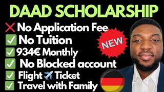 Best Scholarship to Study in Germany Get 934€ Monthly  DAAD EPOS Scholarship 2024 [upl. by Suiradel308]