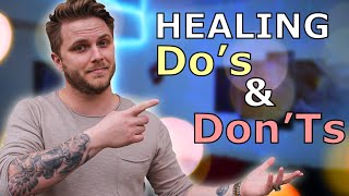 Tattoo healing Dos And Donts  Heal Properly Not Horribly [upl. by Odlanar]