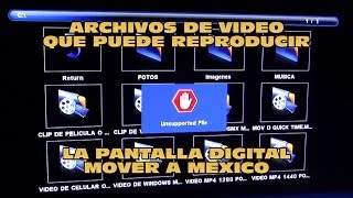 ARCHIVOS DE VIDEO QUE PODEMOS VER EN PANTALLA MOVER A MÉXICO POR USB [upl. by Radec]