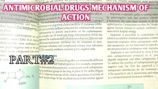 Revision of antibacterial drugs mechanism of action part2 [upl. by Etnohc]