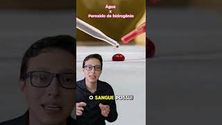 Sangue X Peróxido de Hidrogênio 😯👨‍🔬🩸 enfermagem medico experiencia ciencia [upl. by Ayekan]