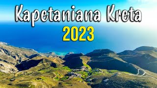 Kapetaniana Crete 4K Drone video of Kapetaniana Gives you an overview Greece 2023 [upl. by Dagmar478]