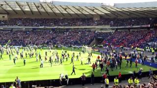 Scottish Cup final  fan trouble after final whistle [upl. by Lainey]