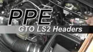 PPE GTO LS2 Headers and exhaust  Dyno run  ppeheaderscom [upl. by Moshe515]