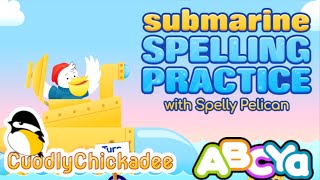 ABCya Submarine Spelling Practice All Grades  Fun Word Game for Kids [upl. by Tnahs281]