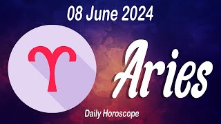 Aries 🔮 💫 DAILY HOROSCOPE TODAY  June 08 2024 ♈️ ❤️ 🌞 Aries LOVE HOROSCOPE ✅ 💫 ⭐️ [upl. by Lindy]