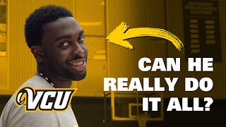 VCU basketball star plays lacrosse [upl. by Akenit338]