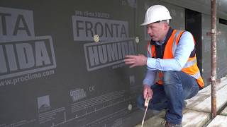 Solitex Fronta Humida Windtight Breathable Membrane  Passive House Insulation Series part 5 [upl. by Morven]