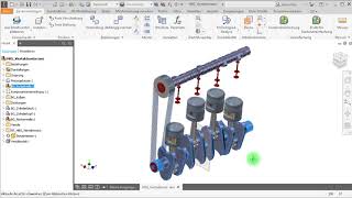 Inventor Erstellen einer Bewegungsabhängigkeit Animation im Baugruppenbereich [upl. by Renae]