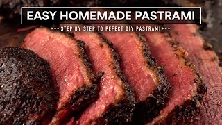 EASY Homemade PASTRAMI Step by Step to Perfect DIY Pastrami [upl. by Anaigroeg]