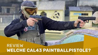 Beste cal43 PaintballPistole Umarex Glock17 vs Walther PPQ [upl. by Darcia]