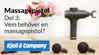 Massagepistol  del 3  Vem behöver en massagepistol — KjellTV [upl. by Lahsram31]