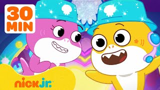 Baby Shark Sings on the Big Stage 🎤 w Anderswim amp William  30 Minute Compilation  Nick Jr [upl. by Kelcie99]