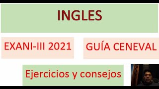 EXANI III 2021 Ingles [upl. by Patsis411]