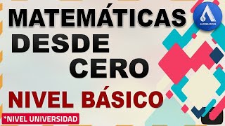 Cómo APRENDER MATEMÁTICAS desde cero NIVEL BÁSICO [upl. by Orpheus]