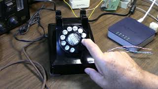 Pulse dial to DTMF converter for rotary dial telephones demo [upl. by Dorweiler]