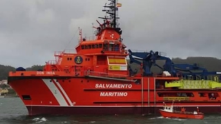 quotDON INDAquot stand by oil spill response vessel amp Salvage CORCUBION BAYGALICIA [upl. by Gove]