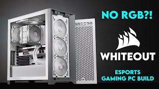 The Cleanest eSports Gaming PC  ALL WHITE Corsair 4000D Build  Arctic Freezer 34 DUO  AMD NZXT [upl. by Airtemed]