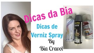 Dicas da Bia  Como Envernizo minhas peças Verniz Spray Bia Cravol [upl. by Aeneas]