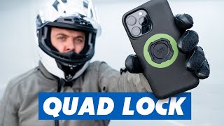 Quad Lock Motorcycle Phone Mount A Complete Guide [upl. by Anitnas476]