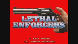 Jogando Burramentes Incompetent Gameplays Lethal Enforcers Arcade [upl. by Malca]