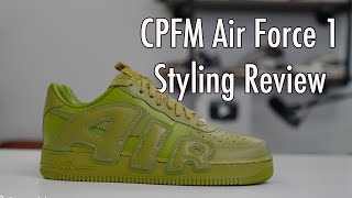 Air Force 1 Low X CPFM Premium Black on foot review [upl. by Chun236]