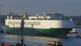 Large Ship Aida Docking In Southampton UK  Timelapse [upl. by Campbell]