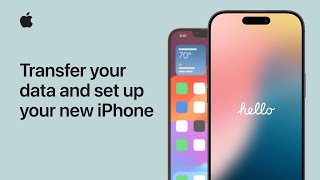 How to transfer your data and set up your new iPhone  Apple Support [upl. by Asiluj]