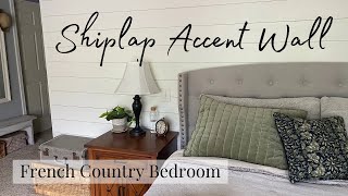 Easy DIY Accent Wall  How to Bring a Cottage Vibe to any Space with Shiplap [upl. by Harihat]