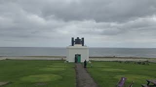 Souter lighthouse fog horn [upl. by Oinotnanauj]