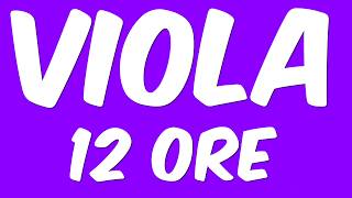 SCHERMO DI SFONDO COMPLETO VIOLA 12 ORE [upl. by Orling]