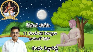 Vemana Shatakam 11 to 20 Padyalu [upl. by Cogn]