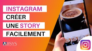 Créer une Story Instagram  Tuto [upl. by Ynetruoc]