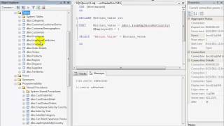 16How to createexecutetest a stored procedure using Microsoft SQL Server Database [upl. by Henri161]