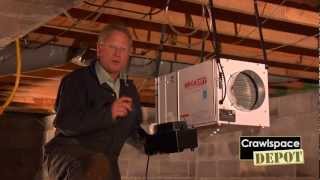 Mega Dry Dehumidifier from Crawlspace Depot [upl. by Sarad]