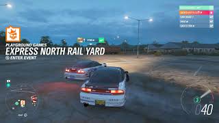 Forza Horizon 4  Perfect Tandem Run at New Railyard Section Crates Alternative w Demonstration [upl. by Graner608]