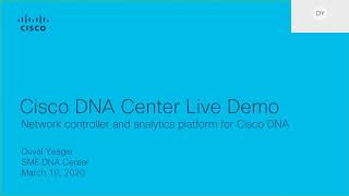 Cisco DNA Center Overview Demo [upl. by Eikram]