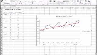 Excel  Time Series Forecasting  Part 1 of 3 [upl. by Beaufort]