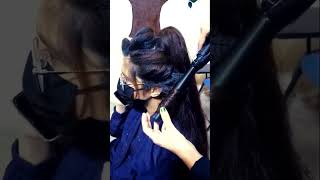 easy open hairstyle lookponytail hair style for girls [upl. by Nellaf]