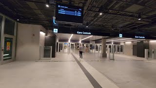 REM station tours 1 Central Station in Montreal 🚉 [upl. by Assehc]