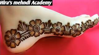 Leg Mehndi A Masterclass in Henna Tattoos [upl. by Orton]