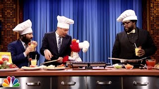 Elmo Cooks Waffle Grilled Cheese with Jimmy Fallon [upl. by Fabiano69]