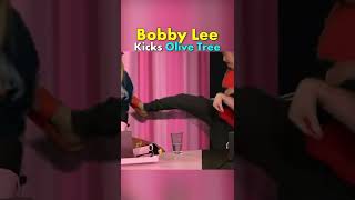 Bobby Lee Kicks Oliver Tree Way Too Hard [upl. by Suolevram928]