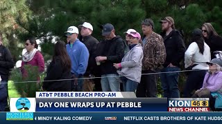 ATampT Pebble Beach ProAm debuts new changes on first day of competition [upl. by Nanine]