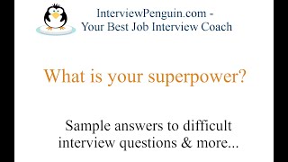 What is your superpower 3 Great Sample Answers [upl. by Lissak521]