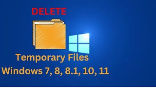 How to delete temporary files in windows 10 [upl. by Annabelle725]