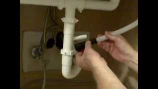 How To Install Dishwasher Plumbing  Replacing a Dishwasher [upl. by Ahseret]