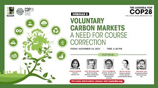 Voluntary Carbon Markets A need for course correction [upl. by Ahsiekrats]